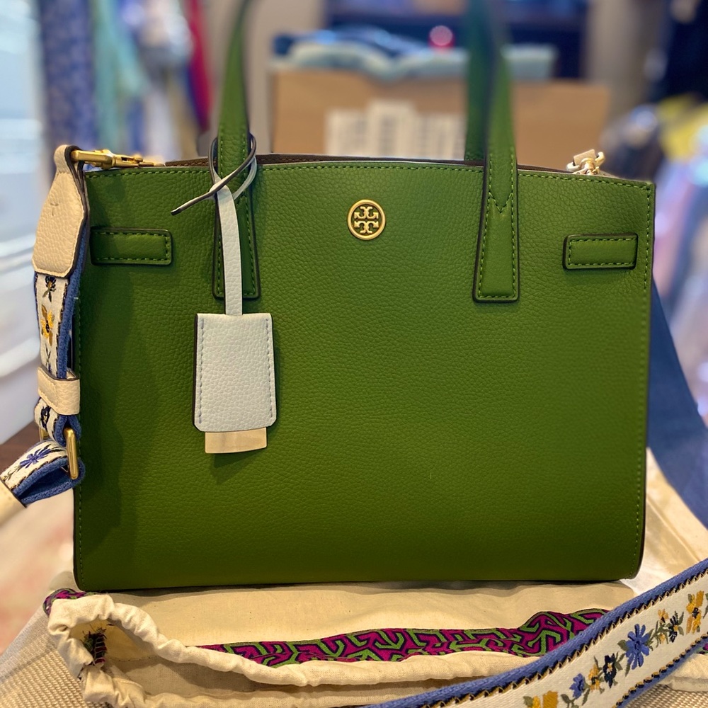 Tory Burch- Walker Webbing Strap Small Satchel- Used a handful of times.